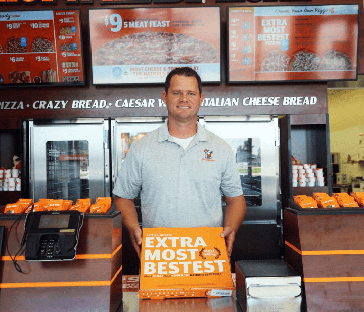 Little caesar's website screenshot